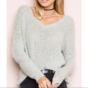 Brandy Melville Grey Sweater One Size